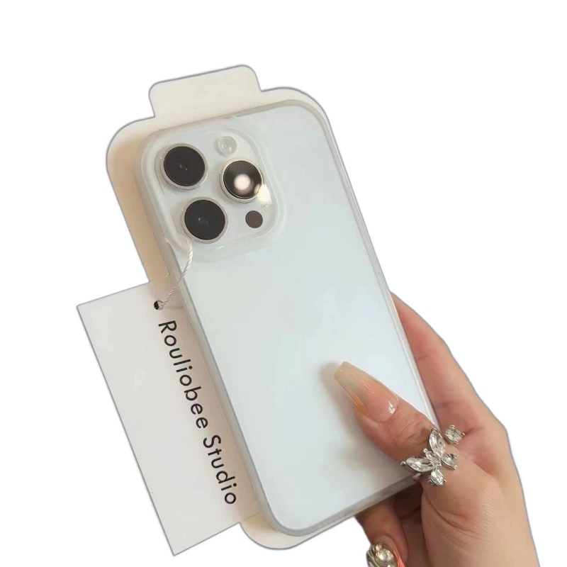 Чехол для телефона (Apple) 14 Pro Max, ультратонкий, матовый прозрачный, точные вырезы