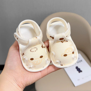Baby Summer Shoes 0-6 to 12 Months Infant Cloth Shoes 1 Year Old Baby Shoes Spring and Summer Female Toddler Shoes Soft Sole Male