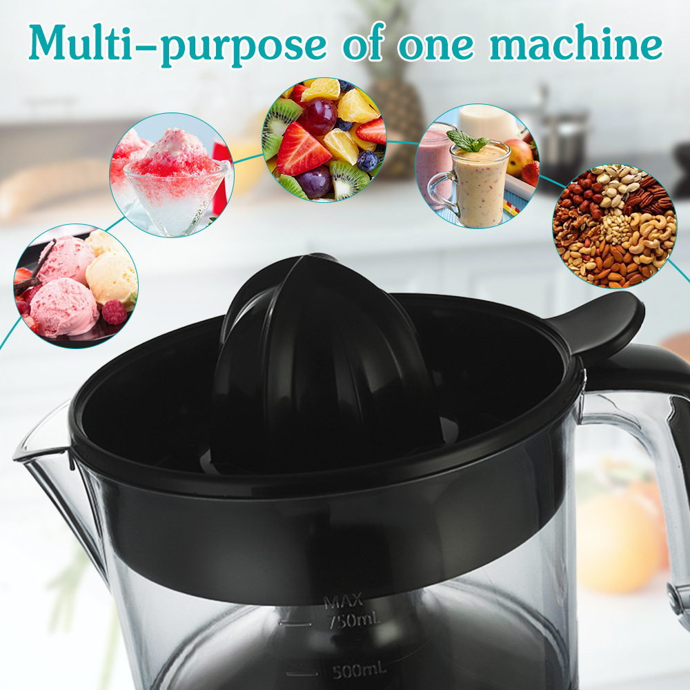 Ganador estrella transfronteriza especial pequeño exprimidor doméstico 750ml suplemento alimenticio máquina de cocina eléctrica máquina de naranja