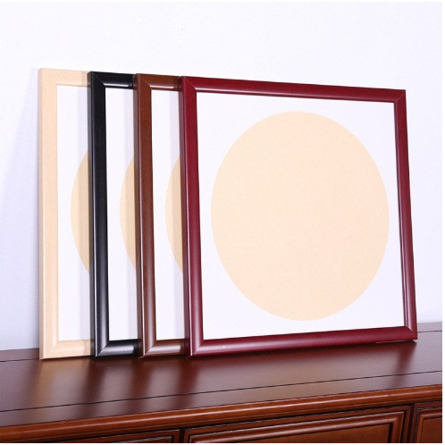 Chinese-Style Solid Wood Chinese Painting Redwood Frame Mounting 38 Calligraphy Square Picture Frame 50 Outer Frame Wall Hanging