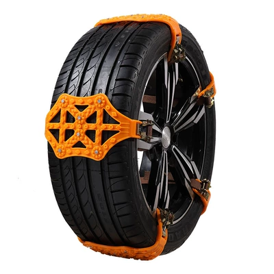 Anti-Slip Emergency Chains — Tire snow chain
