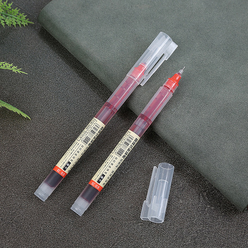 Colorful liquid-core neutral pen signature pen large capacity water pen quick-dry ballpoint pen multi-color student pen