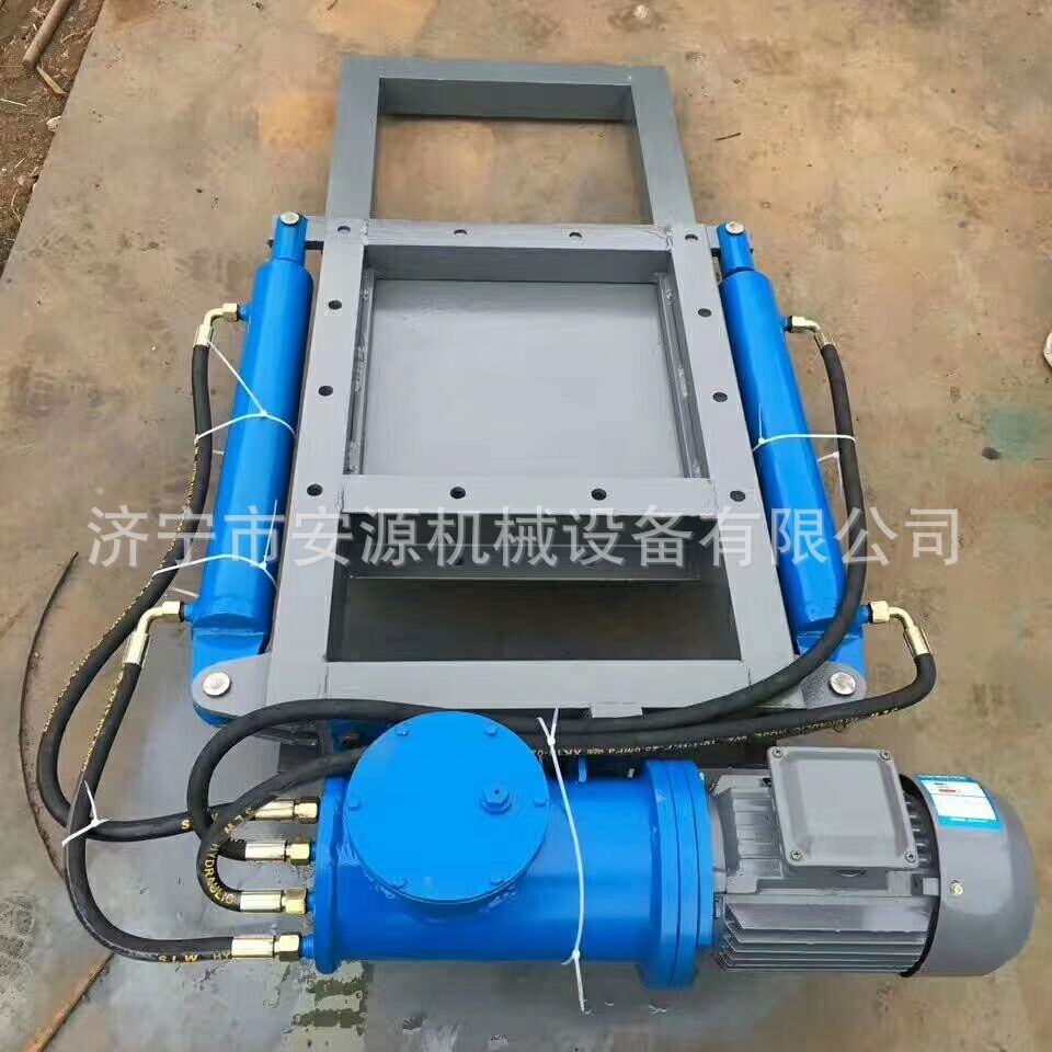 电动敞开式平板闸门 手动（电液动）插板阀  煤仓电动螺旋闸门