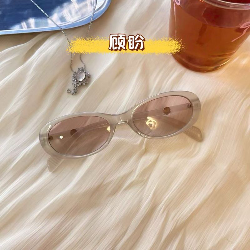 新款日系复古网红甜酷猫眼墨镜女高级感防晒太阳眼镜街拍太阳镜潮|undefined