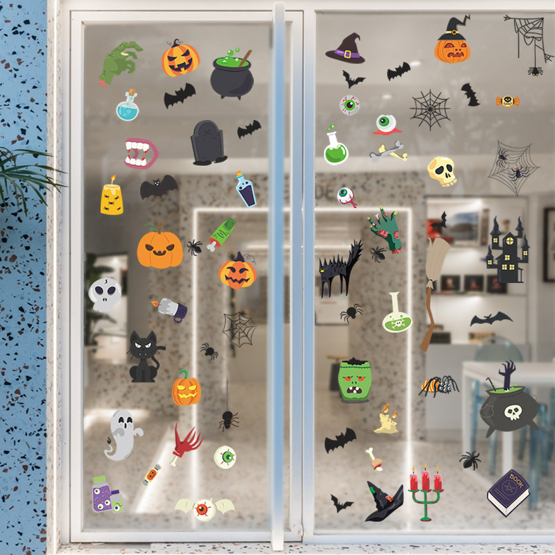 Wholesale Cartoon Halloween Pattern Wall Sticker Nihaojewelry display picture 3