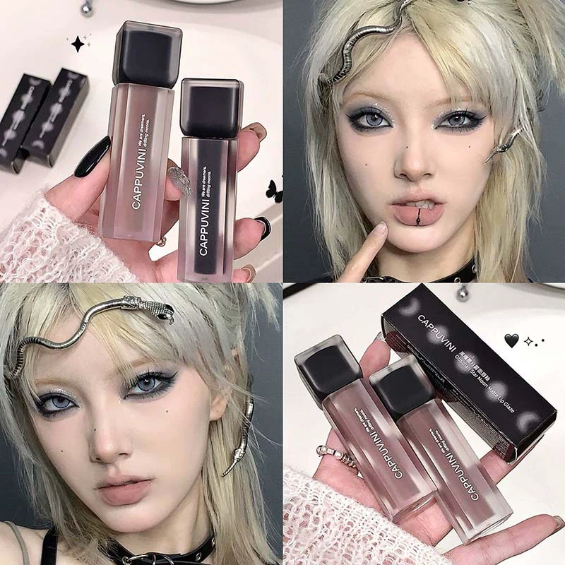 Матовая помада Cappuvini Obsidian Star Moon Mist, мягко-матовое покрытие, 4.5 г