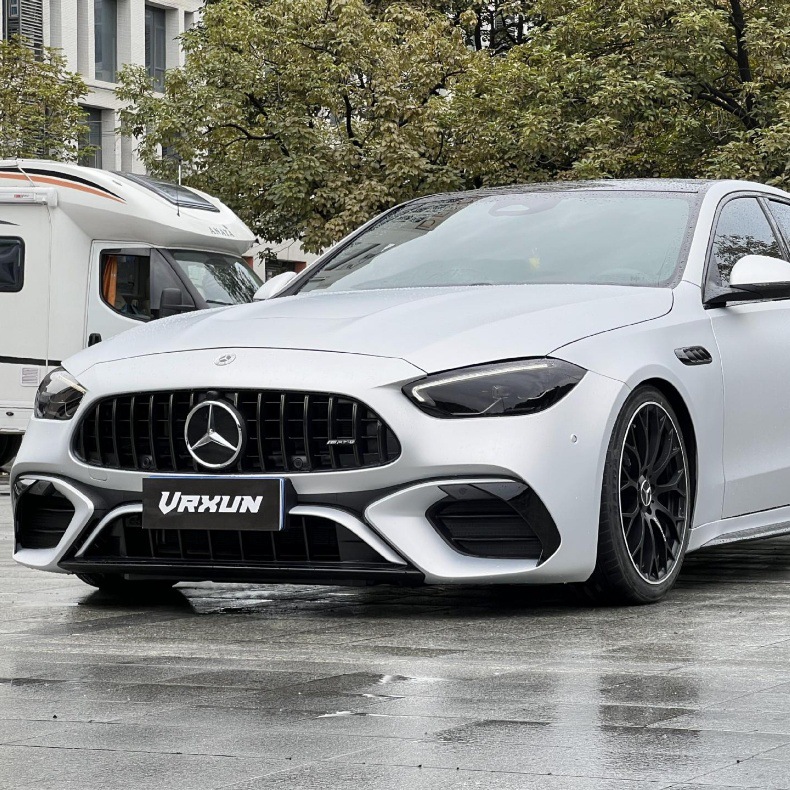 Applicable to 22-25 new Mercedes-Benz C W206 modification and upgrade C63AMG1:1 wide body surrounding front bumper wing fender