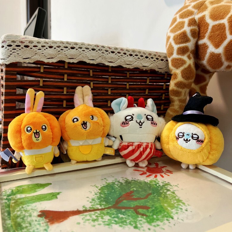 Halloween Usaki Pumpkin Rabbit Devil Flying Squirrel Vine Stuffed Doll Pendant Cartoon Doll Bag Pendant Gift Halloween Usaki Pumpkin Rabbit Devil Flying Squirrel Vine Stuffed Doll Pendant Cartoon Doll Bag Pendant Gift