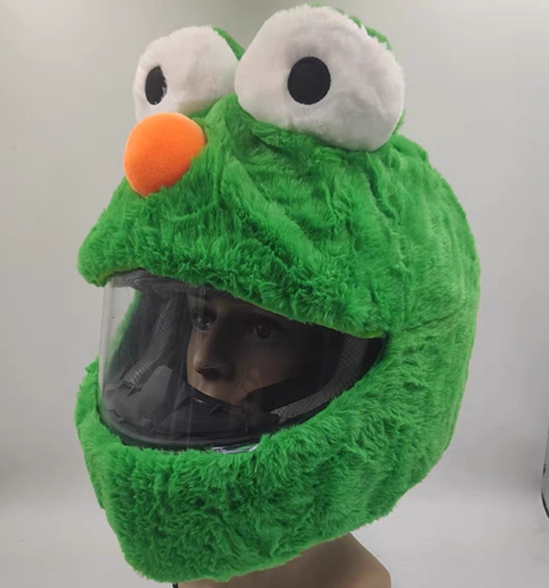 Cubierta de casco de motocicleta Cubierta de casco de felpa puntual Cubierta de casco completo Cubierta de casco de motocicleta Tacón de viento Moda de moda