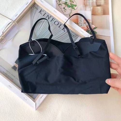 5588 Fixed Thin Cup Ice Silk Wrap Chest One-shoulder Tube Top Adjustable and Detachable Women’s Anti-Exposed Underwear