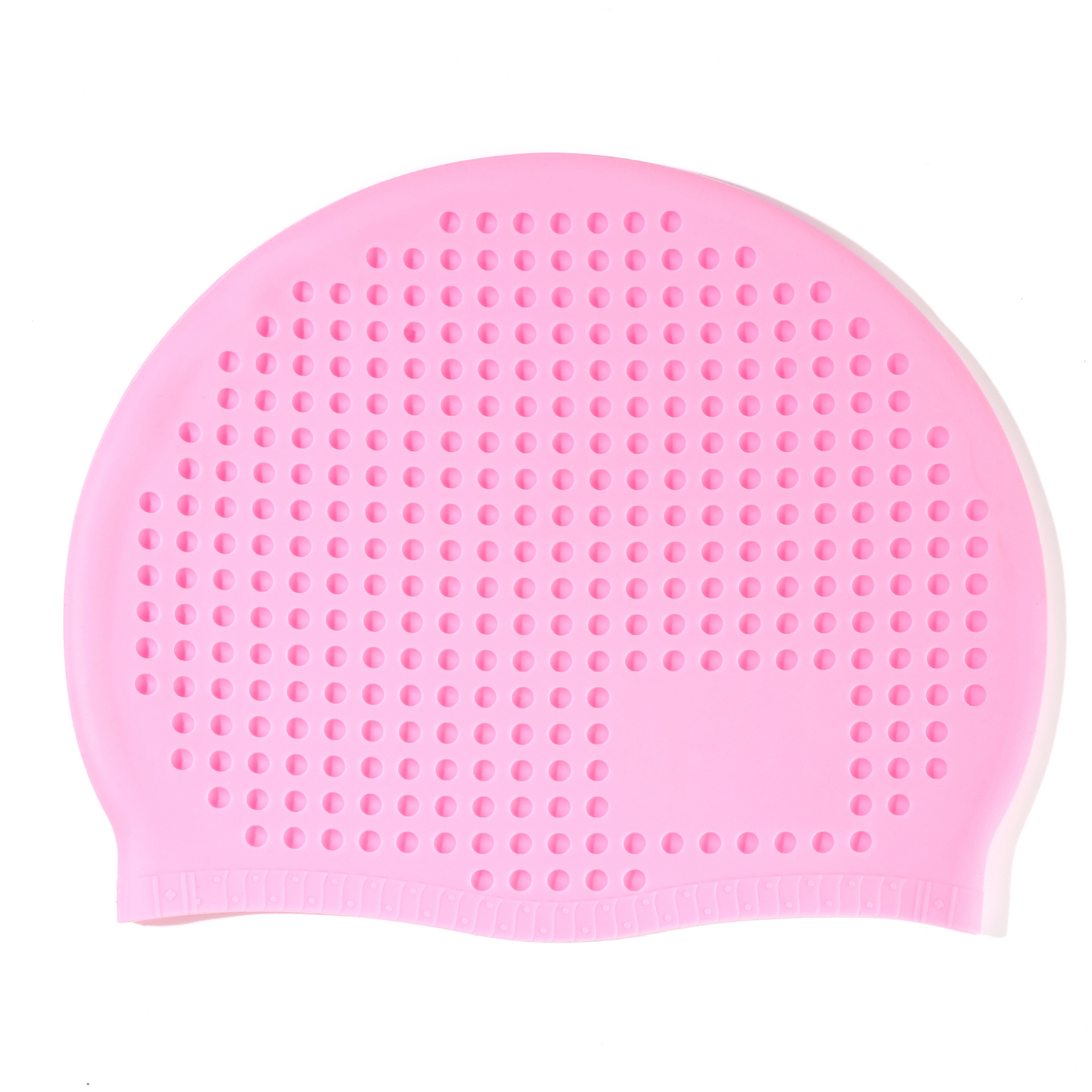 Sombrero de natación de silicona para adultos unisex sombrero de natación de silicona agujero elástico sombrero de natación burbuja sombrero fábrica de suministro directo