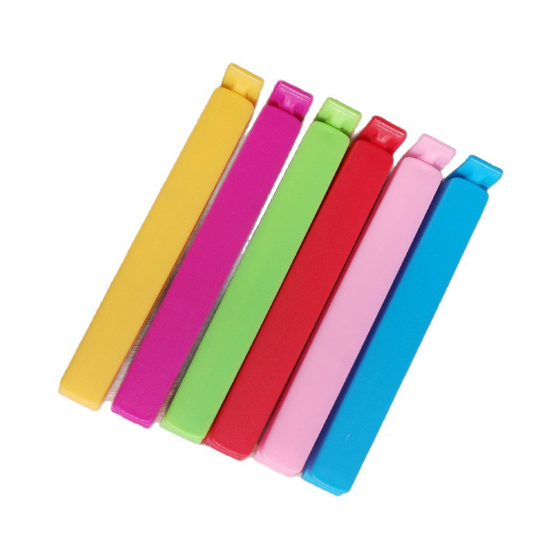 Fábrica Z venta directa de clips de sellado de té leche en polvo bocadillos de sellado de clips de cocina fresca artefacto de la humedad clips puede fijar logotipo