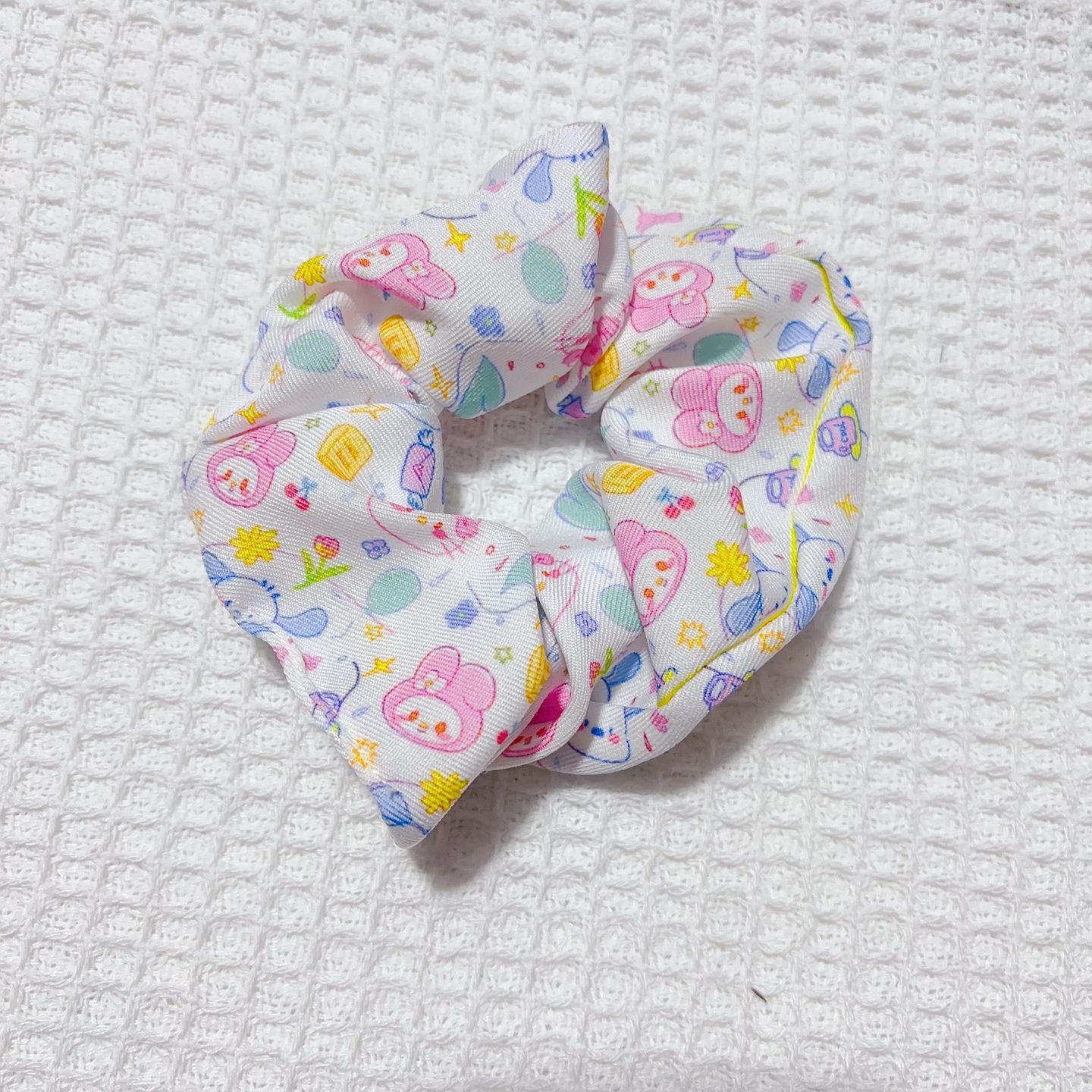 Dibujos animados de lazo para el cabello grueso lindo Rab Bu Stitch accesorios para el cabello de niña bola lazo para el cabello gomas elásticas círculo para el cabello accesorios para el cabello