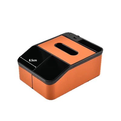 Armrest box: storage box, car tissue