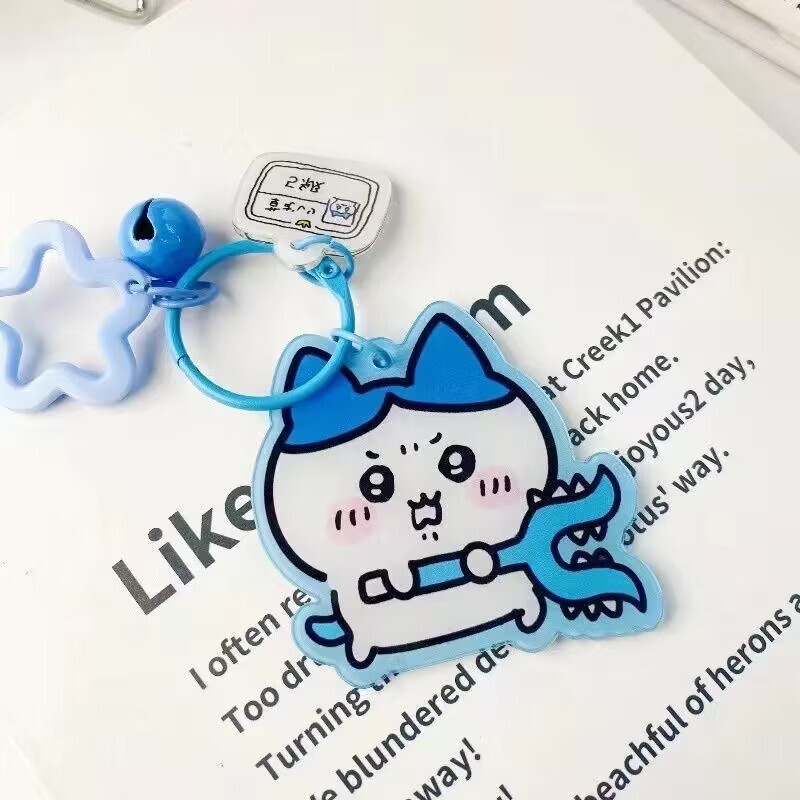 かわいいちいかわベルペンダントキーホルダーアクリル漫画高価値インスタイル親友ジュエリーペンダント|undefined