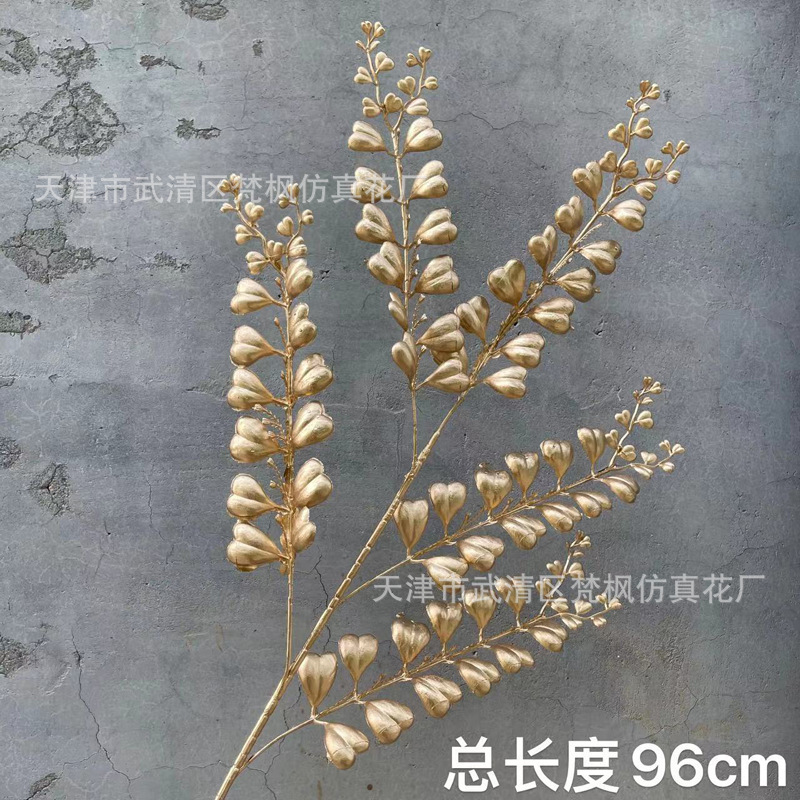 金系新年夜花シミュレーション花福桶置物赤果泡発財果尤加利金葉装飾|undefined