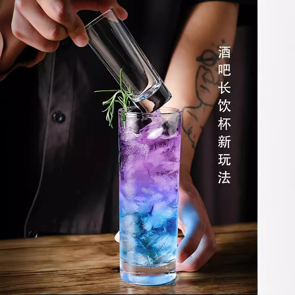 Taza de bar de Collins Taza de cristal recta Taza de té helado de Long Island Taza de mezcla Taza de Gin Tonic Taza de mojito Taza de cóctel