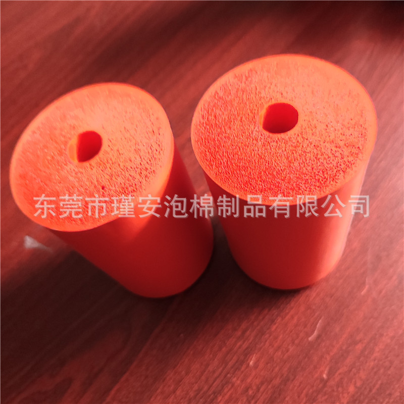 东莞供应 建筑装饰点缀彩色橡塑海绵管柔软有弹性NBR橡塑海绵护套