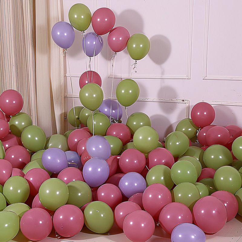 Globos retro de 5 pulgadas al por mayor decoración de la sala de bodas transparente globo decoración de la boda decoración de cumpleaños conjunto personalizado