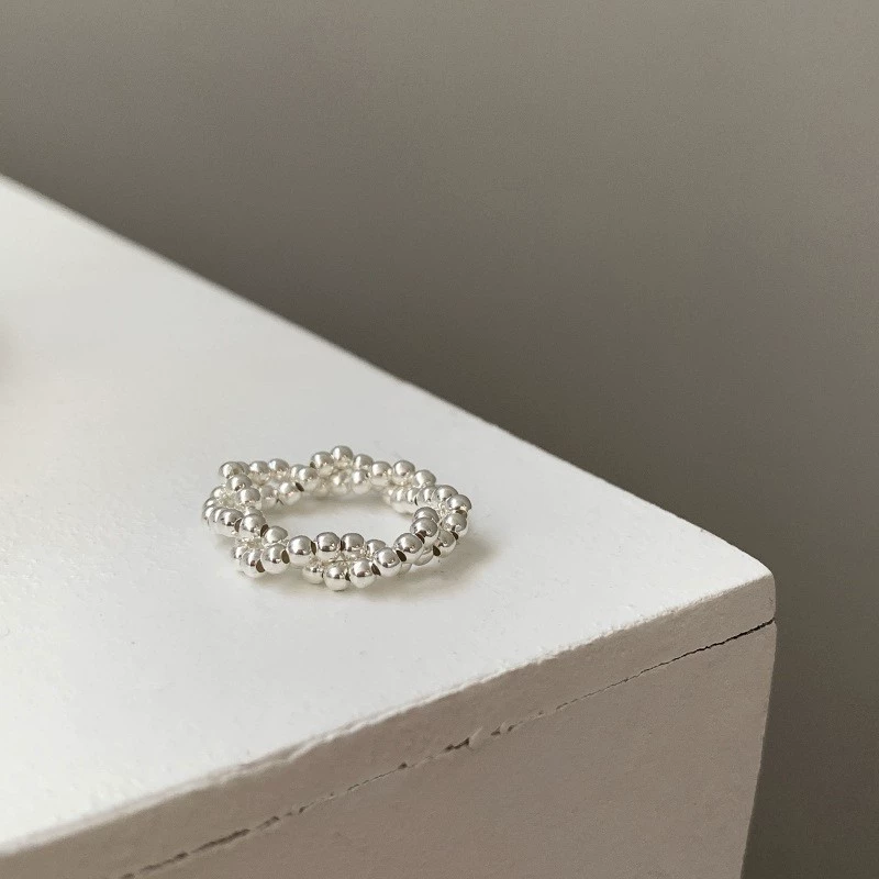 Accessory, nail decoration, small design ring, elastic strap, high-quality style, simple and elegant design