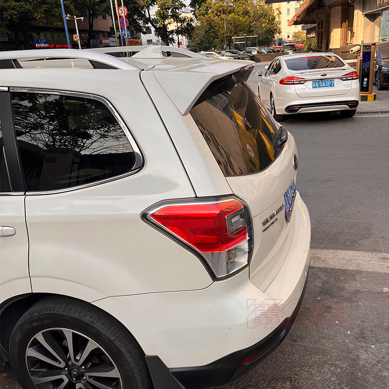 Applicable to Subaru Forester Tail Modification 13-18 Sports Top Wing Fixed Wind Wing without Punch 15 16 17