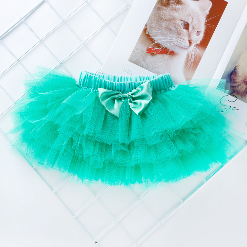 Benafique 2022 nuevo bebé verano vestido de color sólido vestido de seis capas 0 - 2 años vestido infantil vestido infantil