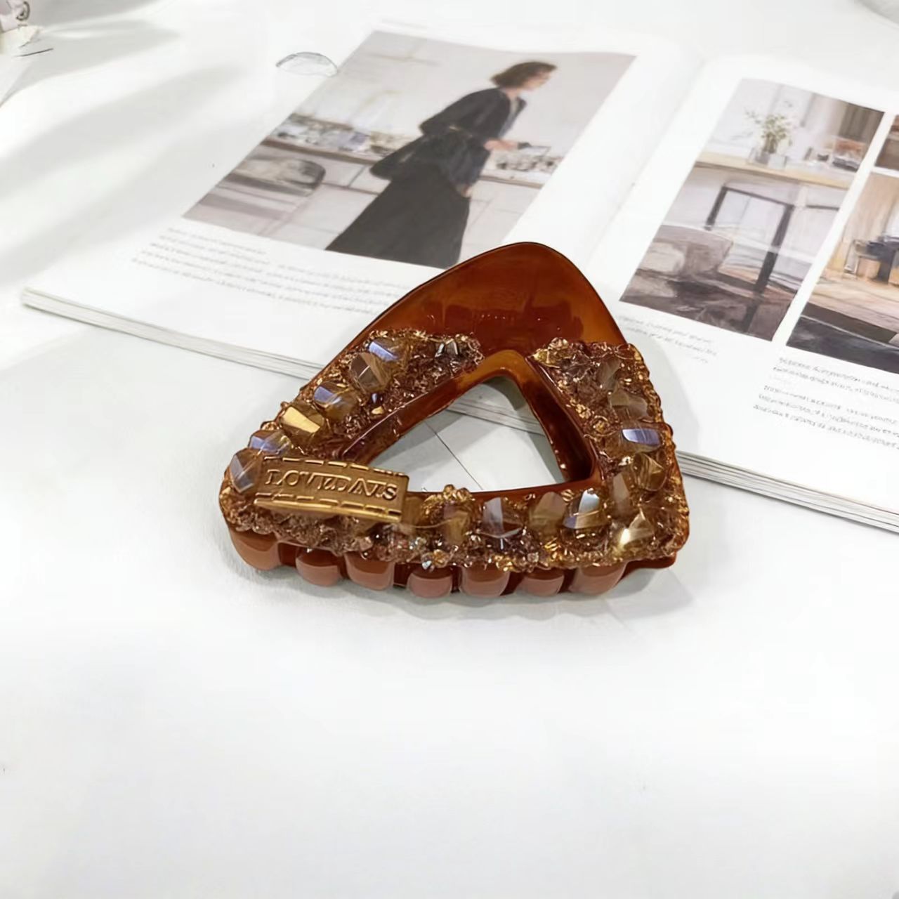 53#【커피】작은 삼각형【4.5cm】