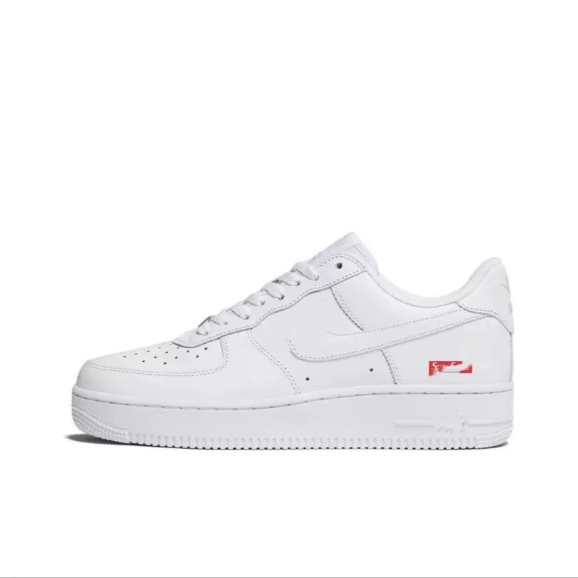 Zapatos Pitian AF1 Fuerza Aérea No. 1 zapatos blancos bajos, zapatos blancos casuales para hombres y mujeres. image 19