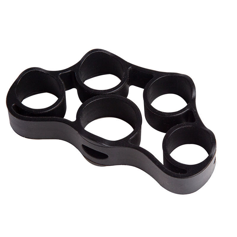 Silicone de cinco dedos entrenador de dedos de entrenamiento de agarre huevo bola de agarre anillo de cinco dedos teclas de rehabilitación conjunto de agarre de fuerza