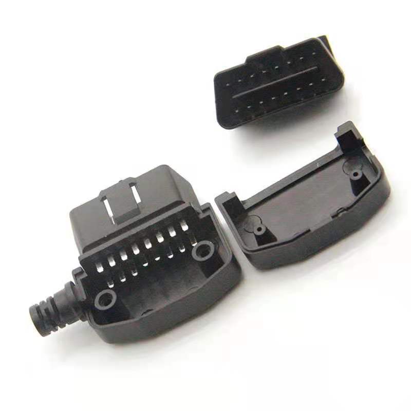 厂家供应OBD插头 OBD2.4.6.16针 OBD公头 降压线 检测仪