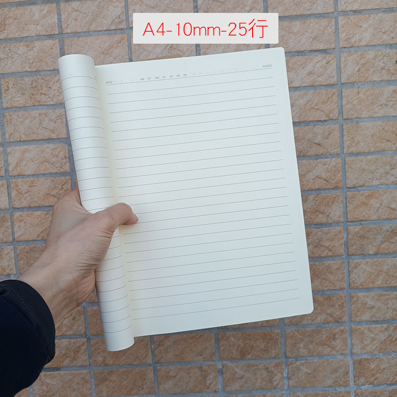 A 4/b 5/a 5幅行間10/11/12/15mm牛革表紙軟写車線本16k学生教室23k|undefined