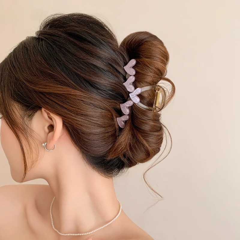 Cantidad de cabello menos agarrar clip de cabello de tiburón tamaño medio clip de cabello de alta sensación pin de cabello tocado 2025 nuevo