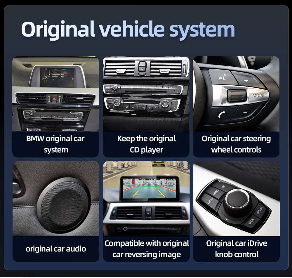 Suitable for Bmw X1 F48 F49 X2 F39 Car Central Control Large Screen Gps Navigation All-In-One Player