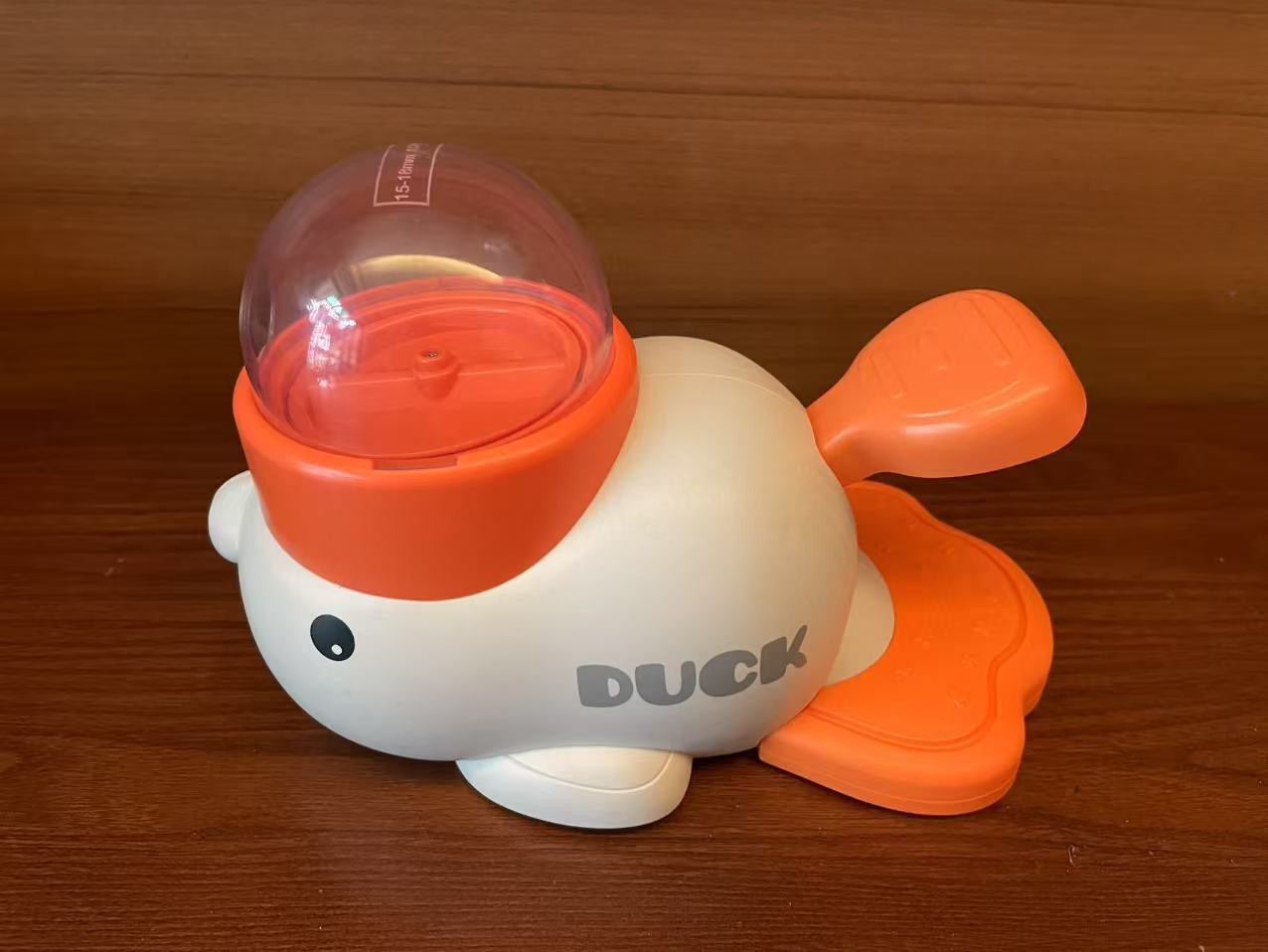 Alimentador automático para mascotas y gatos nuevo, patito amarillo transfronterizo, producto inteligente, dispensador de comida automático interactivo para perros