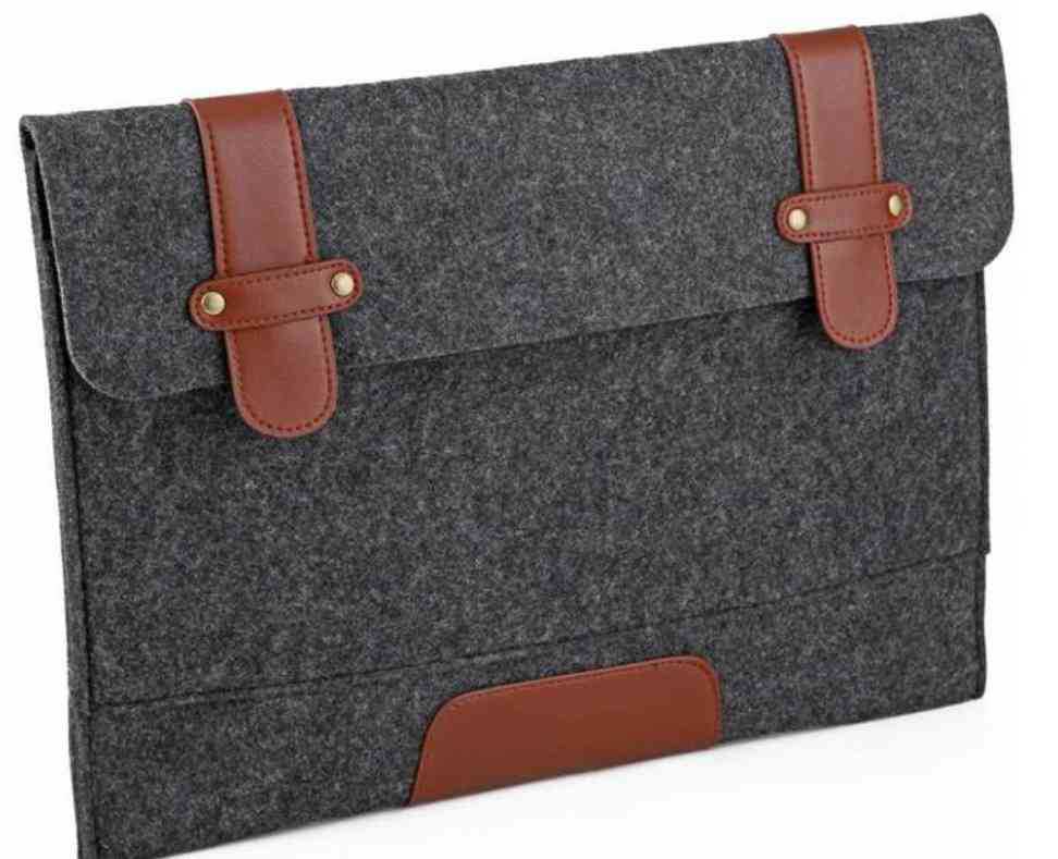 Ins Simple Office Organizer Organizer Storage Bag Customizable Felt Notebook Bag Computer Protective Sleeve Bag