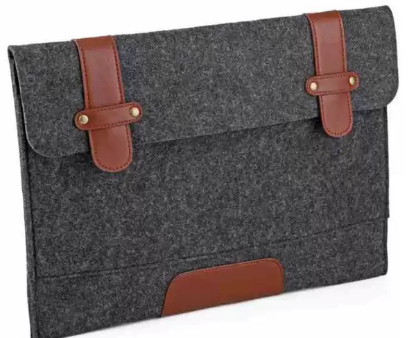 Ins Simple Office Organizer Organizer Storage Bag Customizable Felt Notebook Bag Computer Protective Sleeve Bag