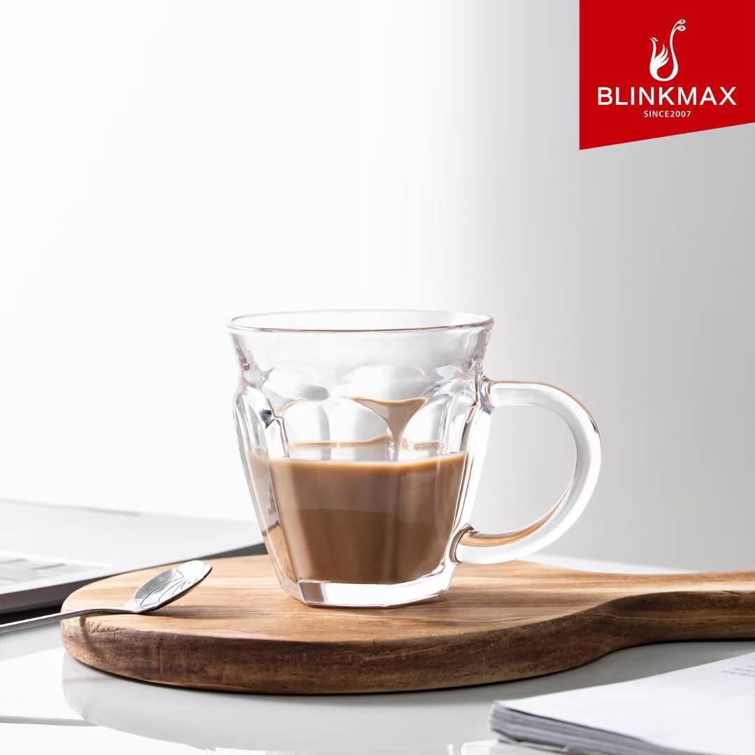 Taza de vidrio Lizun, taza de cerveza, taza de leche, taza de té, taza de jugo, taza de bebida, taza de café, variedad de opciones