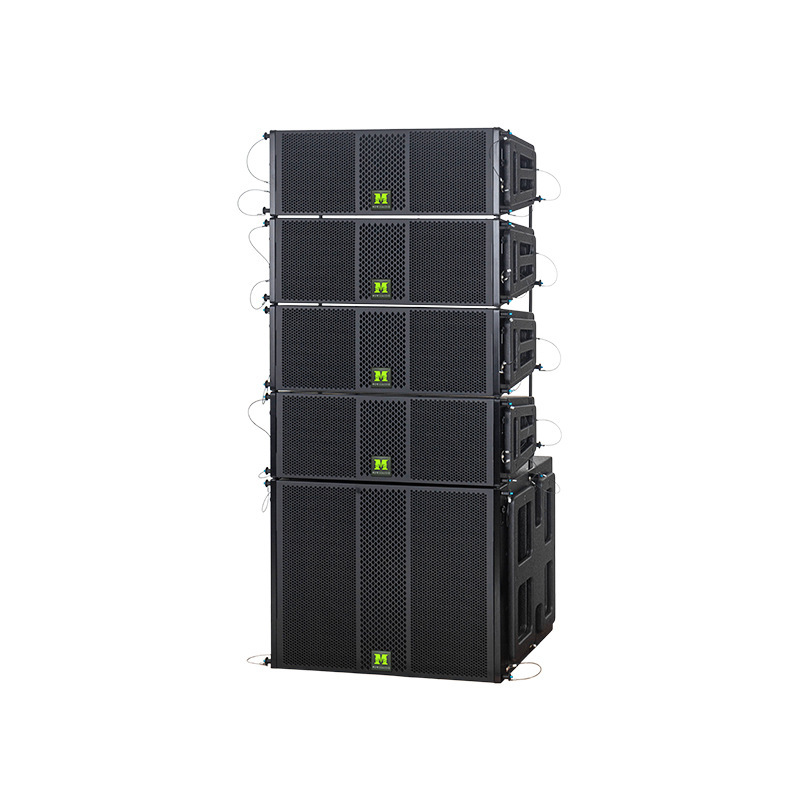 Kit de sonido de matriz lineal impermeable doble 6 pulgadas escenario espectáculo de boda doble 8 pulgadas doble 10 pulgadas altavoces de matriz lineal impermeable