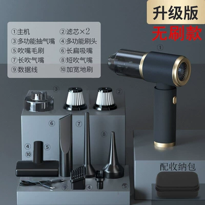 Tozsoranlar, Charging Suction and Blowing Dual-purpose - black-and-gold-supreme-brushless-model-2-filters-aviation-bag-floor-brush