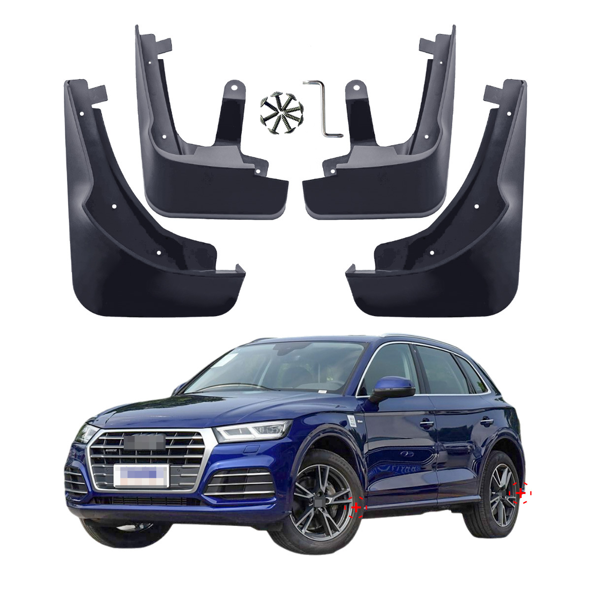 Bupu Is Suitable for 17-20 Audi Q5 Sports Version Audi Q5 Sline Sq5 Cross-Border Export Fenders