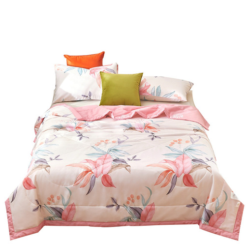 New pure cotton summer quilt wholesale Class A mother and baby air conditioning quilt 100% cotton washable cartoon summer quilt will sell gift quilt