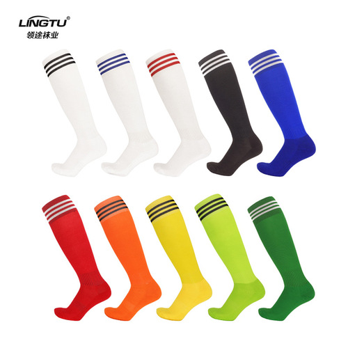 Practical professional football socks for men, towel bottom non-slip long socks, children's over-the-knee high sports socks wholesale