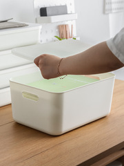 WBZ7證件a4紙收納盒放重要文件盒子打印紙證書塑料辦公室桌面收納