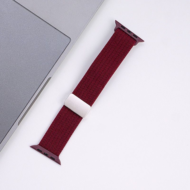 适用苹果applewatchS10降落伞扣条纹iwatch8/9/10智能手表带腕带|undefined