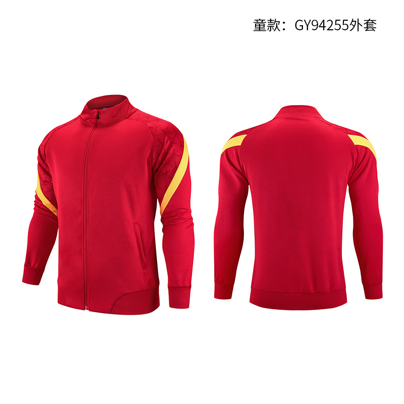 Juegos de otoño y invierno, ropa de equipo, manga de hombro, carrera transfronteriza de dos piezas, traje deportivo de hombre personalizado