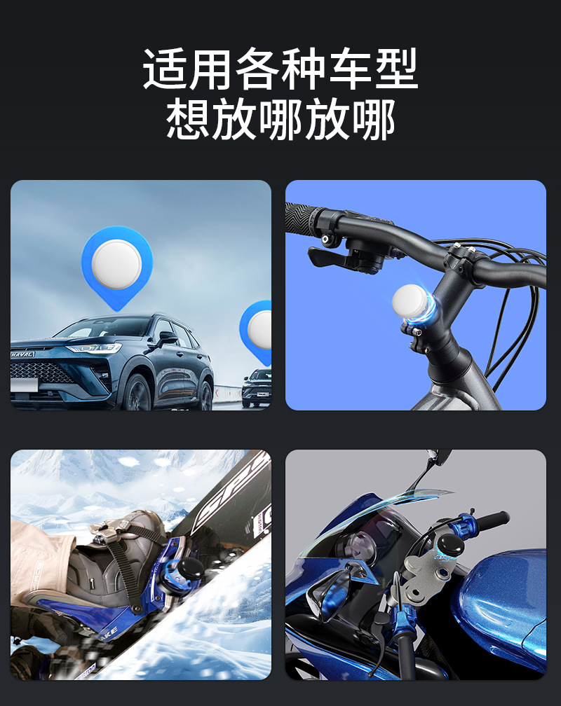 The Most Powerful Dual-System Google Magnetic Vehicle Anti-Theft Tracking Locator, No Charging Required, Gps for Cars, Motorcycles, and Electric Vehicles