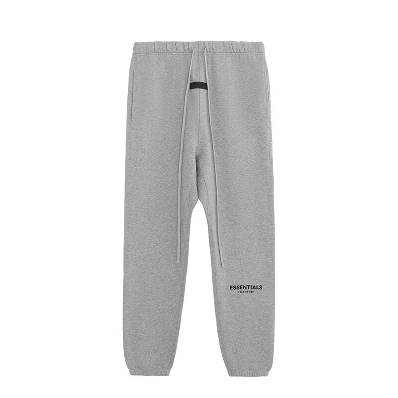 FOG Ningbo ESSENTIALS sub-line long pants for men and women, jogger style, casual sports, autumn, fleece-lined, loose sweatpants