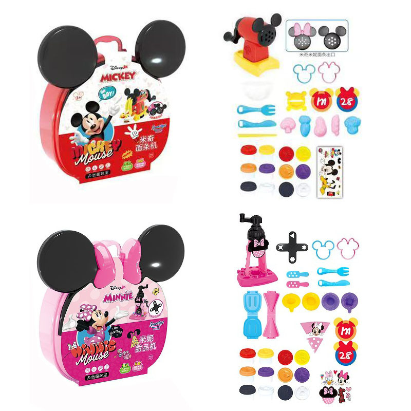 Children's Colored Clay Toys diy Plasticine Clay Set Kitchen Snack Noodles Cake Ice Cream Lollipop