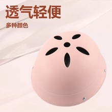 轮滑儿童头盔男女款骑行头盔自行车单车滑板溜冰平衡车头盔梅花盔