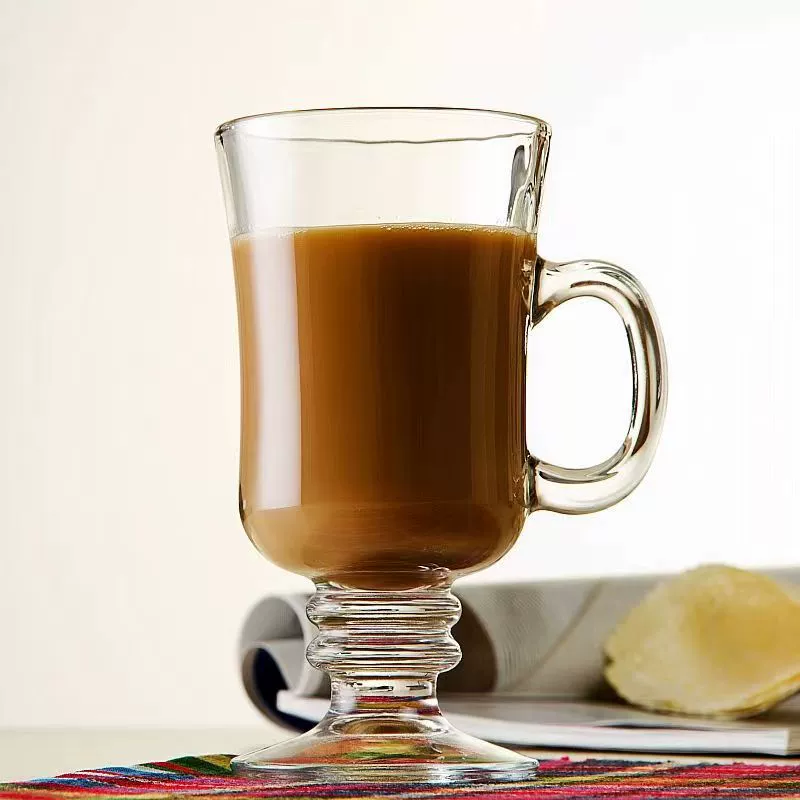 Изобретательная кружка ирландского кофе со стеклянной ручкой для воды, холодный напиток сок десерт лед, загуститель